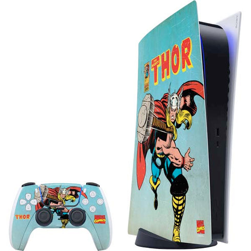 Marvel Classic Comics The Mighty Thor PlayStation PS5 Skins